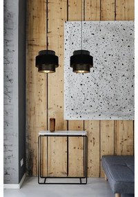 Lustră pe cablu NESS 2xE27/60W/230V neagră