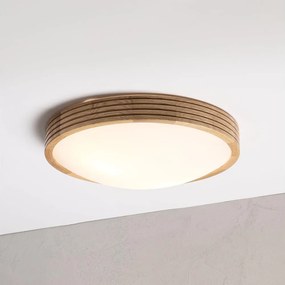 Brilagi - Plafonieră LED CARVALHO MODERN SLIM 2xE27/60W/230V Ø 37,5 cm stejar
