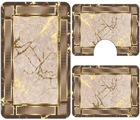 Set 3 Covoare baie antiderapante 60x90 CBA110