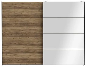 Dulap OREN cu oglindă, 270x210 cm, stejar artisan