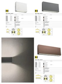 Redo 90375 - Aplică de perete LED pentru exterior KAMAL LED/6W/230V 3000K IP54 albă