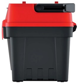 Cutie pentru scule cu maner din aluminiu 59,4 x 28,8 x 30,8 cm, compartimentari, rosu