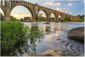 Tablou - Podul de cale ferată Richmond (90x60 cm)