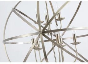 Searchlight 2478-8AB - Candelabru suspendat ORBIT cu lanț, 8xE14/60W/230V, alamă