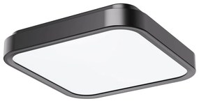 Plafoniera LED baie IP44 Samira 25x25cm negru/alb