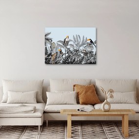 Tablou - Animale în pădurea tropicală (70x50 cm)