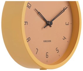 Karlsson 5951YE ceas de masă design 23 cm, galben