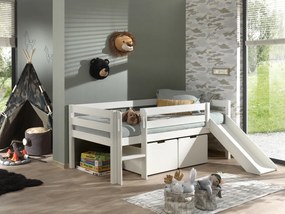 PINO SET DE 2 SERTARE PENTRU Pat copii MATRIMONIAL H85CM ALB