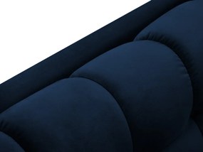 Colțar tapițat Bali, Albastru regal/5 locuri/picioare negre/partea stângă/ L293 x l185 x h75