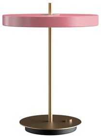 Veioză roz LED cu intensitate reglabilă cu abajur din metal (înălțime 41,5 cm) Asteria Table – UMAGE