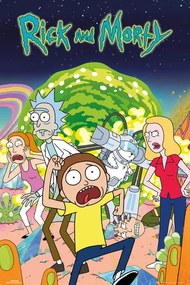 Poster Rick & Morty - Group, (61 x 91.5 cm)