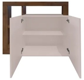 Comodă LENOR cașmir/stejar