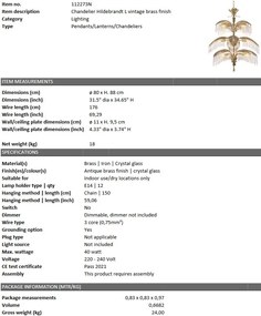 Candelabru design LUX Hildebrandt L 112273N HZ