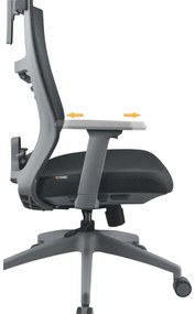 Scaun de birou negru/gri Yenkee