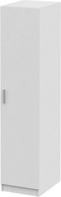 Dulap INVITA Tip 1, alb, DTD laminat, cu o usa, 46x60x200 cm