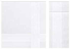 Batiste din bambus EROS, 3 buc Alb / White 43 x 43 cm În cutie cadou 3 buc
