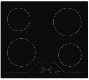 Plită ceramică încorporabilă HOMEFORT HFBK64T0B, fără cadru, 6000 W, senzor tactil, blocare pentru copii