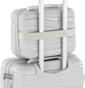TraveLux Voyager valiză mică de mână cu capac dur 26x31x14 cm aur roz