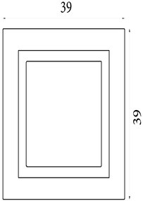 Plafoniera LED cu telecomanda Squary 39cm