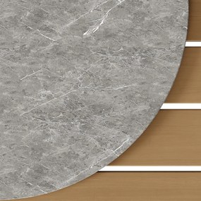 Set de lounge pentru grădină pentru 6-7 persoane, Bej | Aosom Romania