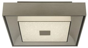 Plafoniera eleganta design modern Rhea LED argintiu