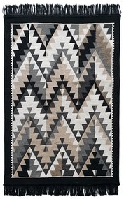 Covor rustic traditional 160x250 cm Negru