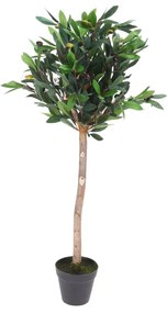 Decoratiune Olive Tree, 35x35x94 cm, polipropilena