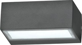 Aplica de perete exterior cu protectie IP44 TWIN AP1 BIG ANTRACITE 115368