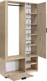 Set pentru hol, stejar artisan, MUNA