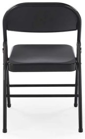 Scaun pliabil Acton, negru