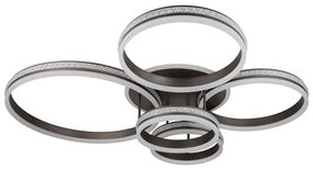 Plafonieră LED dimabilă Globo 67314-120 GROUNI LED/120W/230V + telecomandă