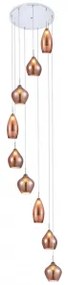 Suspensie 9 becuri G9 AMBER MILANO AZ3134 Azzardo