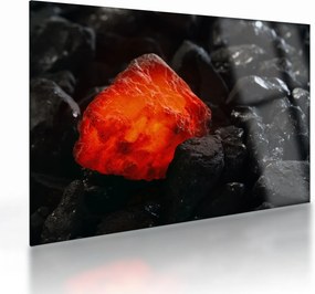 Tablou pe sticlă - Mineral strălucitor (70x50 cm)