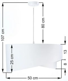 Lustră pe cablu GALAXY 1xE27/60W/230V