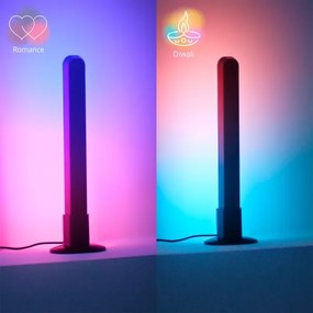 Philips - Set de 2 corpuri LED SMART GRADIENT RGBIC, dimabile, 8W/230V, Wi‑Fi