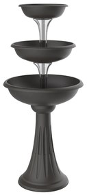 Cascadă flori Trevy gri, 50 x 114 cm