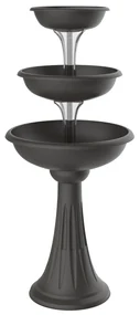 Cascadă flori Trevy gri, 50 x 114 cm