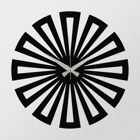 Ceas de perete Enzo S003 Black , 48 x 48 cm