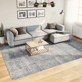 vidaXL Covor pufos &quot;PAMPLONA&quot; cu fire înalte albastru modern 240x340cm