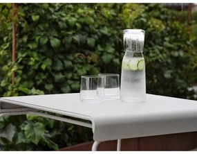 Masă de dining albă din metal 58x75 cm A-Café – Zone