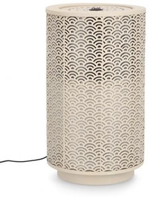 Fantana cilindrica cu LED, din metal, maro, 30x51.5 cm, Akira, Yes