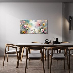 Tablou flori pastelate romantice