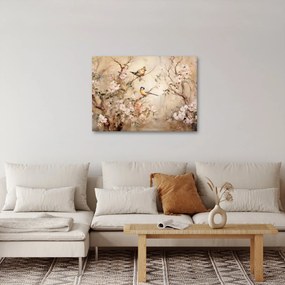 Tablou - Pictură de păsări de epocă II. (70x50 cm)