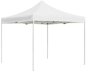 vidaXL Cort de petrecere pliabil profesional, alb, 2 x 2 m, aluminiu