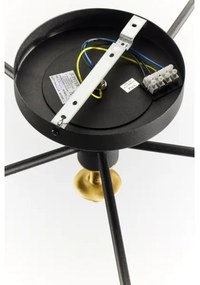 Lustră aplicată Jupiter 2033 FIGARO 6xG9/10W/230V negru/auriu/bej