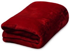 Patura microflanel 150x200 cm visiniu