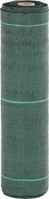 vidaXL Membrană antiburuieni, verde, 0,5x5 m, PP