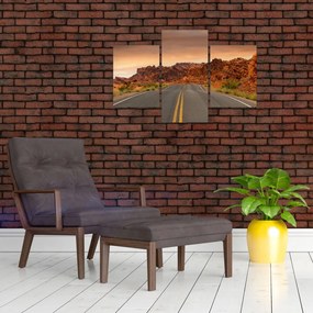Tablou cu drum și piere (90x60 cm)