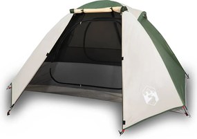 vidaXL Cort de camping cupolă pentru 2 persoane, verde, impermeabil