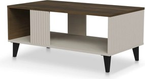 Masuta cafea RANDOM 2 LAW-1, nuc/casmir, PAL, 92x50x40 cm
